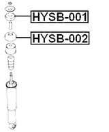 HYSB-002 - REAR SHOCK ABSORBER BUSHING