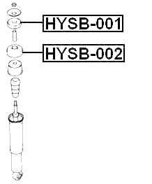 HYSB-002 - REAR SHOCK ABSORBER BUSHING