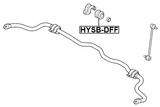 HYSB-DFF - REAR STABILIZER BAR BUSH D20.5