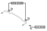 HYSB-SFE16R - REAR STABILIZER BAR BUSH