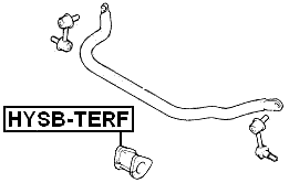 HYSB-TERF - FRONT STABILIZER BAR BUSH D31