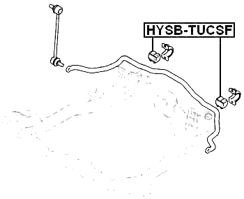 HYSB-TUCF248 - FRONT STABILIZER BAR BUSH D24.8
