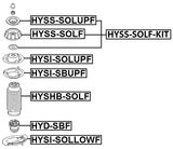 HYSI-SBUPF - FRONT SPRING UPPER SEAT