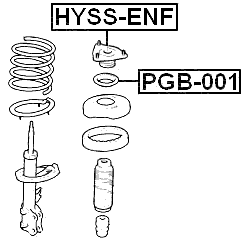 HYSS-ENF - FRONT SHOCK ABSORBER MOUNTING