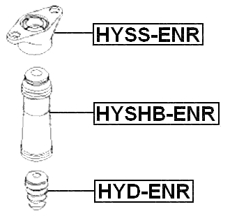 HYSS-ENR - REAR SHOCK ABSORBER MOUNTING