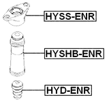 HYSS-ENR - REAR SHOCK ABSORBER MOUNTING
