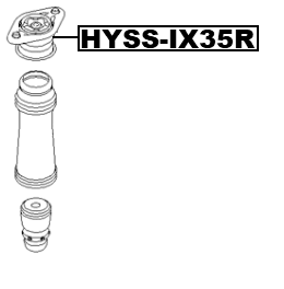 HYSS-IX35R - REAR SHOCK ABSORBER MOUNTING