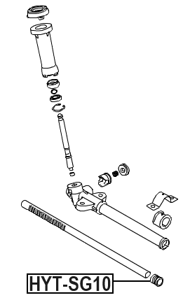 HYT-SG10 - STEERING RACK BUSHING