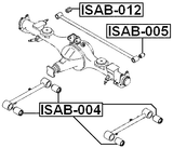 ISAB-005 - REAR TRANSVERSE ROD BUSHING