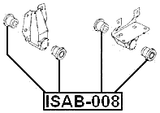 ISAB-008 - LEAF SPRING BUSHING
