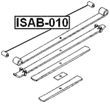 ISAB-010 - REAR LEAF SPRING BUSHING