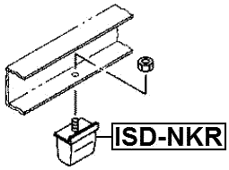 ISD-NKR - REAR LEAF SPRING RUBBER BUFFER