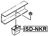 ISD-NKR - REAR LEAF SPRING RUBBER BUFFER