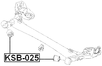 KAB-025 - REAR CROSSMEMBER BUSHING