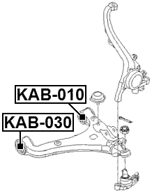 KAB-030 - BUSHING, FRONT LOWER CONTROL ARM