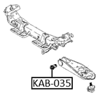 KAB-035 - BUSHING, FRONT LOWER CONTROL ARM