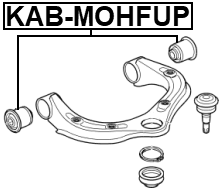 KAB-MOHFUP - BUSHING, FRONT UPPER CONTROL ARM