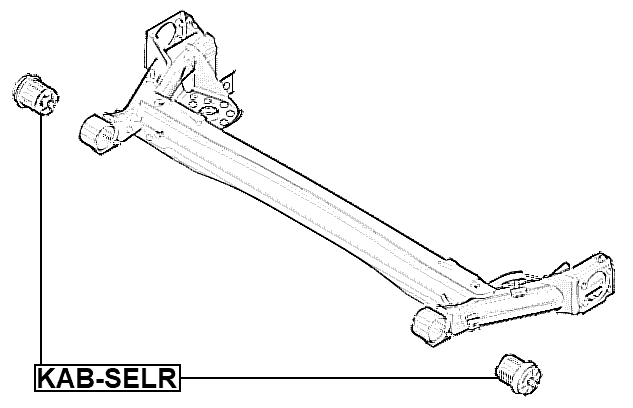 KAB-SELR - REAR CROSSMEMBER BUSHING