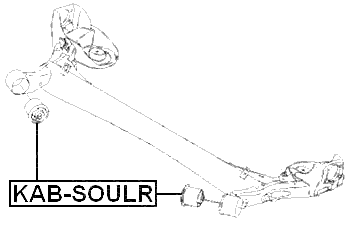 KAB-SOULR - REAR CROSSMEMBER BUSHING
