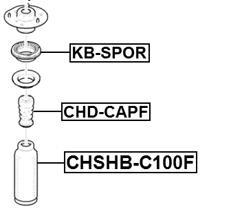 KB-SPOR - FRONT SHOCK ABSORBER BEARING