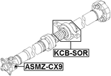 KCB-SOR - DRIVE SHAFT BEARING (REPAIR KIT)