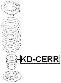 KD-CERR - REAR SHOCK ABSORBER JOUNCE BUMPER