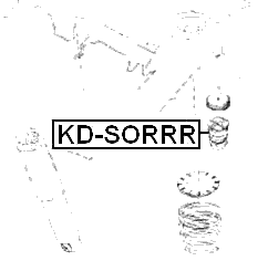 KD-SORRR - REAR SHOCK ABSORBER JOUNCE BUMPER