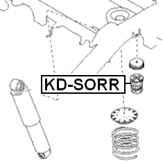 KD-SORR - REAR SHOCK ABSORBER JOUNCE BUMPER