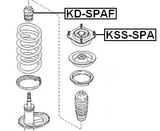 KD-SPAF - FRONT SHOCK ABSORBER JOUNCE BUMPER
