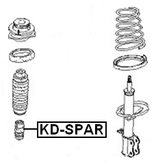 KD-SPAR - REAR SHOCK ABSORBER JOUNCE BUMPER