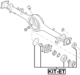 KIT-ET - REAR AXLE SHAFT BEARING KIT