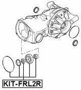 KIT-FRL2R - REPAIR KIT, ROLLER BEARING REAR AXLE SHAFT
