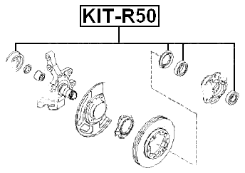 KIT-R50 - WHEEL BEARING REPAIR KIT
