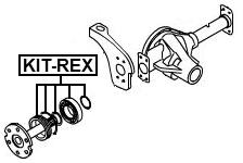 KIT-REX - REPAIR KIT, ROLLER BEARING FRONT AXLE SHAFT