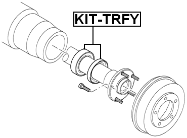 KIT-TRFY - REAR AXLE SHAFT BEARING KIT