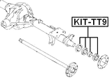 KIT-TT9 - REAR AXLE SHAFT BEARING KIT