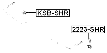 KSB-SHR - REAR STABILIZER BAR BUSH D13