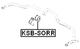 KSB-SORR - REAR STABILIZER BAR BUSH D19