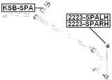 KSB-SPA - FRONT STABILIZER BAR BUSH D18