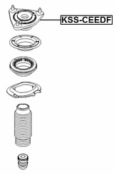 KSS-CEEDF - FRONT SHOCK ABSORBER MOUNTING