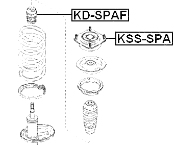 KSS-SPA - FRONT SHOCK ABSORBER MOUNTING