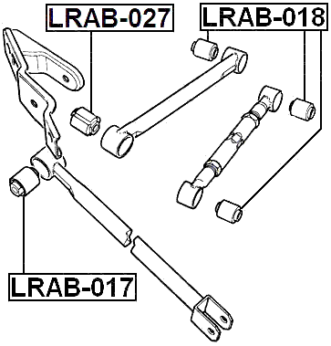 LRAB-018 - REAR ARM BUSHING