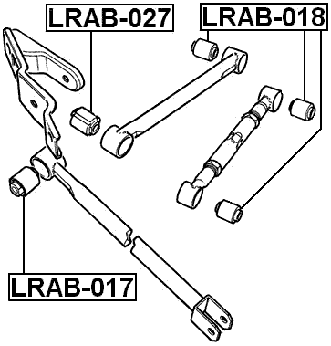 LRAB-027 - REAR ARM BUSHING