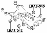 LRAB-041 - REAR CROSSMEMBER BUSHING