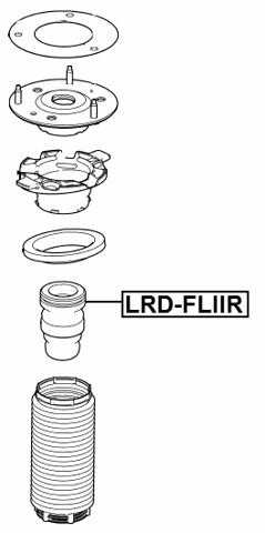 LRD-FLIIR - REAR SHOCK ABSORBER JOUNCE BUMPER