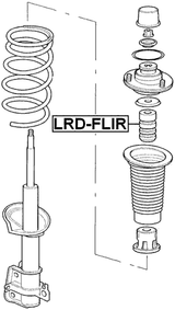 LRD-FLIR - REAR SHOCK ABSORBER JOUNCE BUMPER