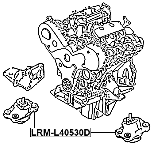 LRM-L40530D - ENGINE MOUNT (HYDRO)