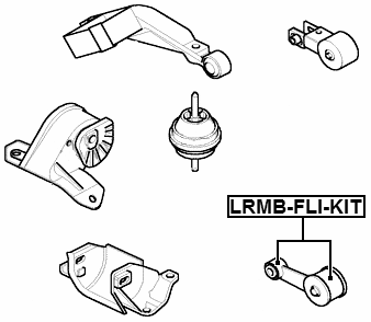 LRMB-FLI-KIT - ENGINE MOUNT BUSHING KIT