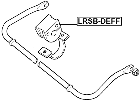 LRSB-DEFF - FRONT STABILIZER BAR BUSH D23