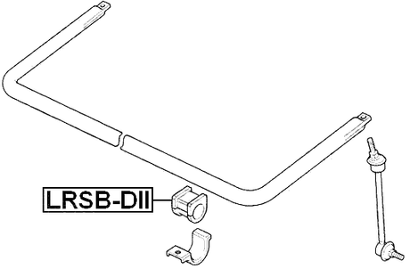 LRSB-DII - STABILIZER BAR BUSH D35